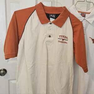 TEXAS LONGHORN'S Embroidery Stitched Polo or Golf Shirt